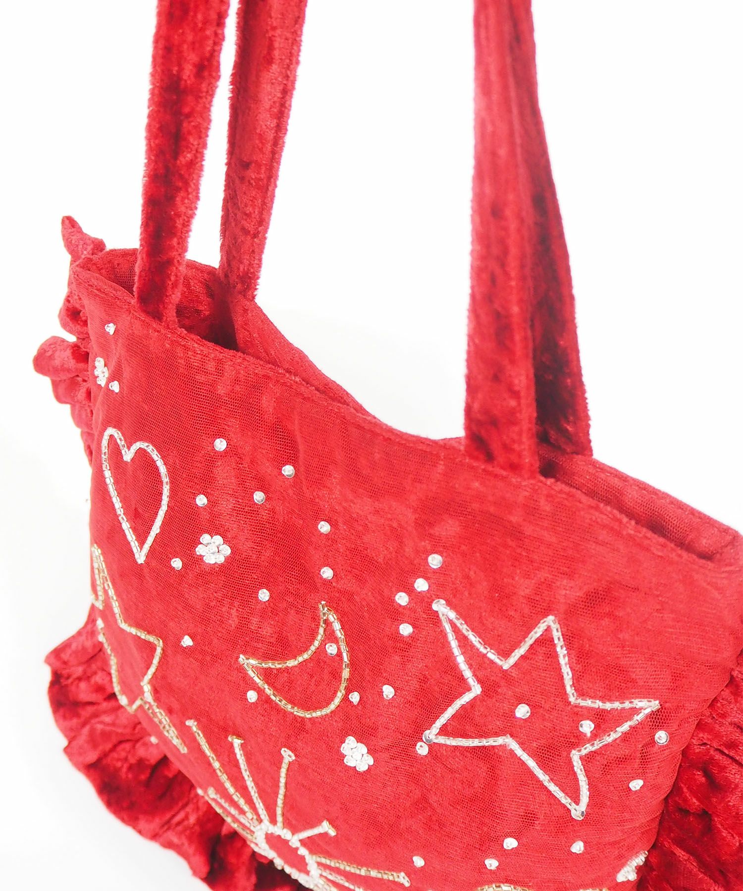 HEY! Mrs ROSE(ヘイ！ミセスローズ)Velvet Gyoza Tote | CASSELINI