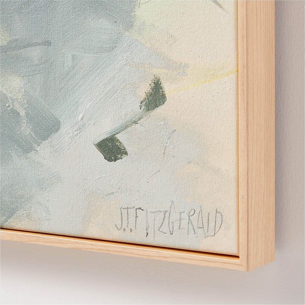 Rocky Home' Reproduced Framed Acrylic Painting on Canvas by