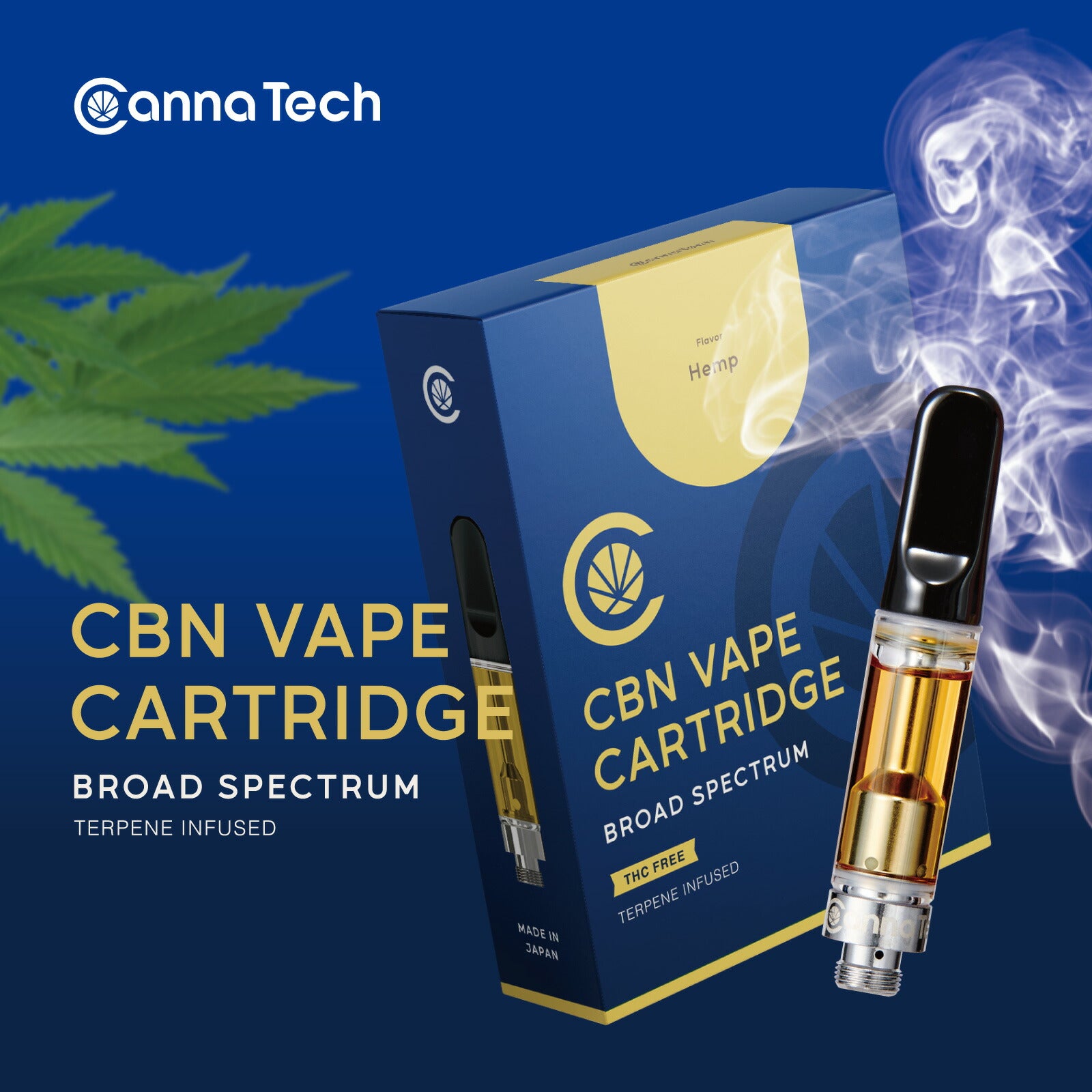 CannaTech 】CBN リキッド 45 % カートリッジ 1g ( CBN 450mg ) – CBD