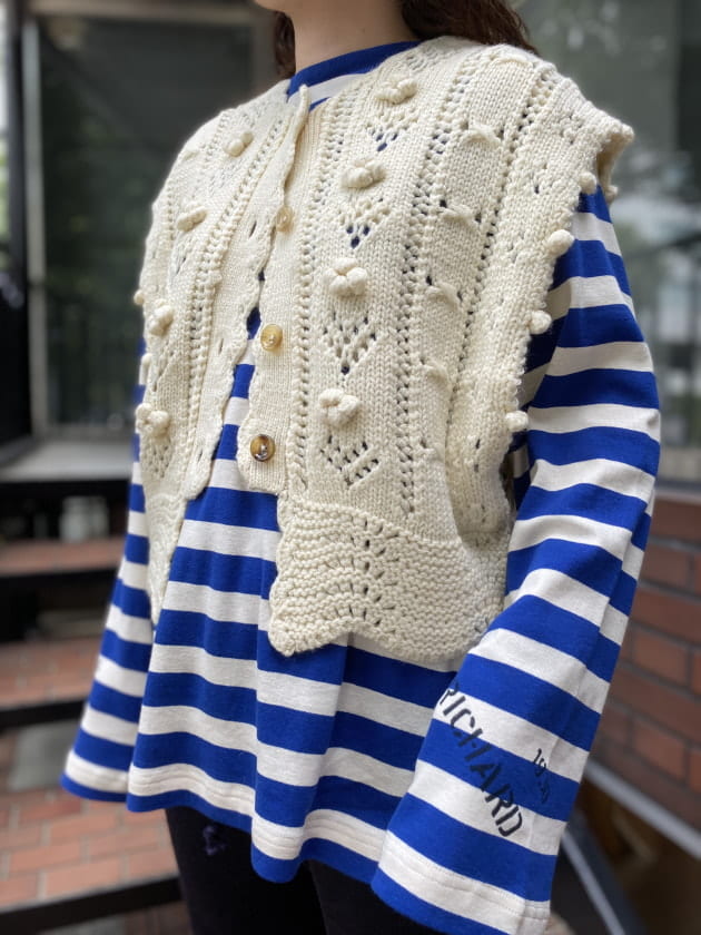 どこか懐かしい、、クラフト感溢れるベスト♡｜ビームス ボーイ 原宿