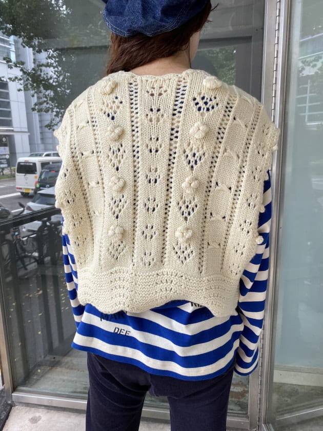 どこか懐かしい、、クラフト感溢れるベスト♡｜ビームス ボーイ 原宿