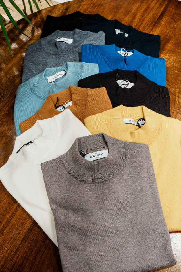 GRAN SASSO（グラン サッソ）＞大人の冬の必需品。定番の12ゲージ