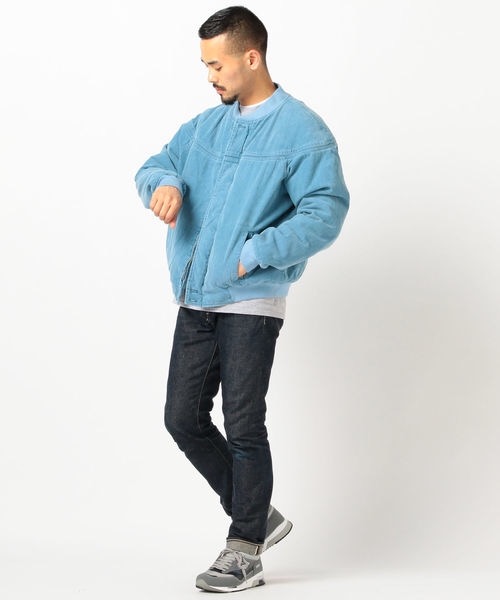 BEAMS PLUS別注 REMI RELIEF キャップショルダー ダウンジャケット