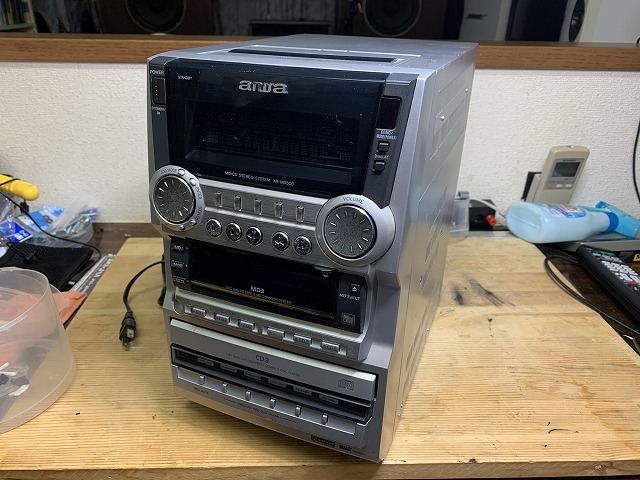 AIWA MD/CDミニコンポ XR-MD500の修理 －FINAL－ - TomのブログⅡ
