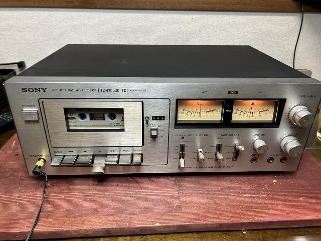 SONY カセットデッキ TC-4300SDの修理 ーその8ー - TomのブログⅡ
