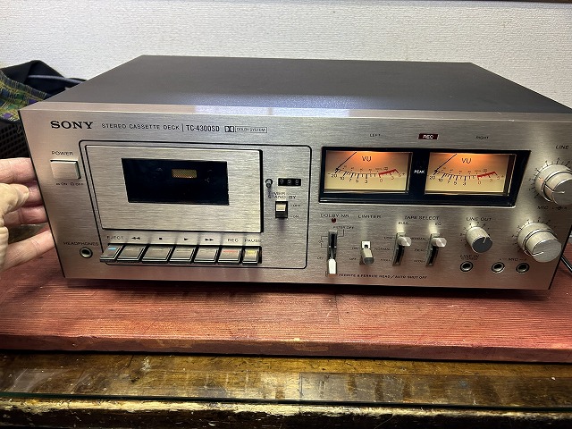 SONY カセットデッキ TC-4300SDの修理 ーその1ー - TomのブログⅡ