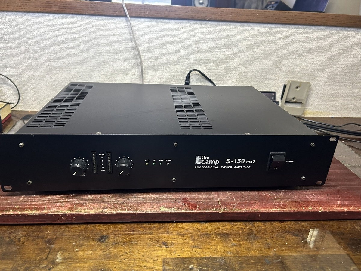 Thomann パワーアンプ S-150mk2 ーその1ー - TomのブログⅡ