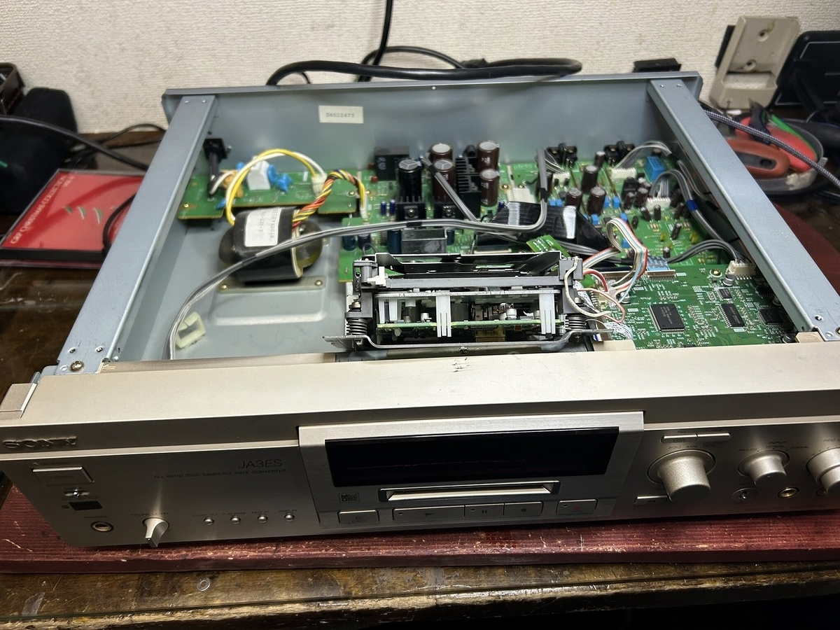 SONY MDデッキ MDS-JA3ESの修理 ーFINALー - TomのブログⅡ