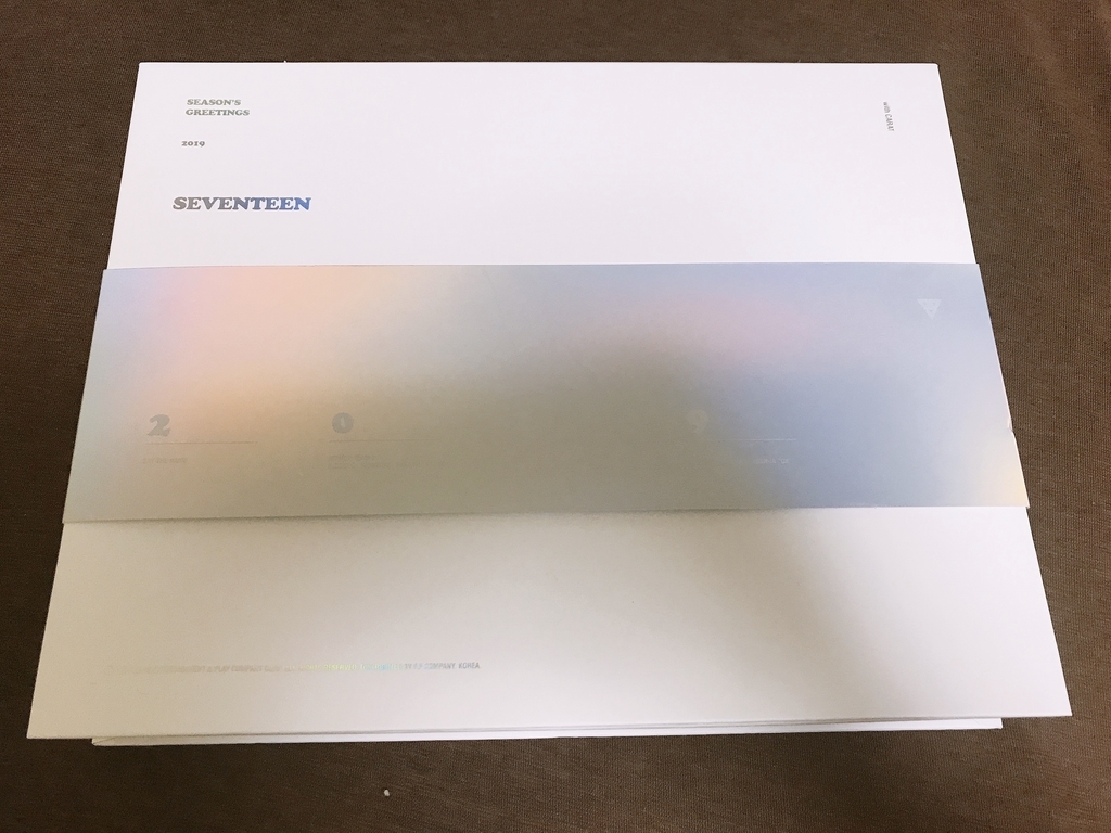 SEVENTEEN】(3分で分かる)シーグリ(SEASON'S GREETING)ってグッズ知っ