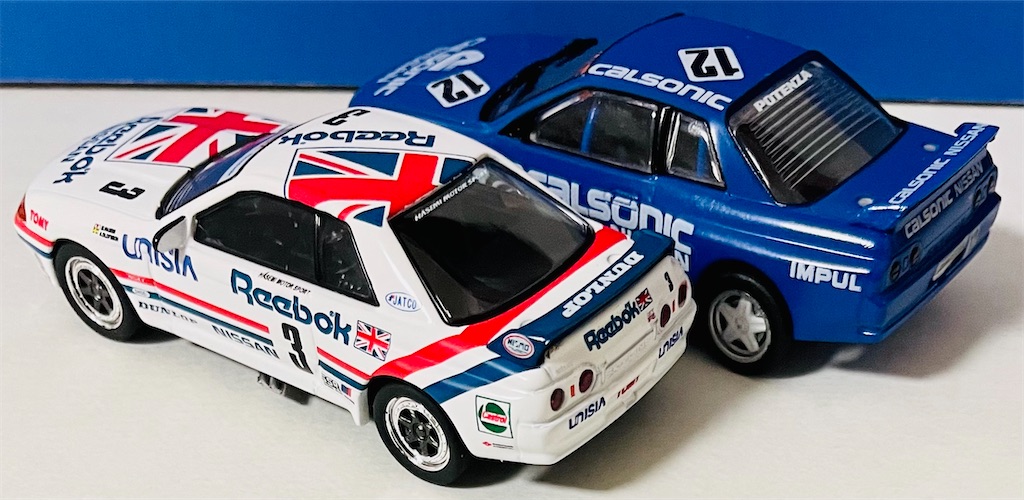 トミカ エブロ リーボック スカイラインR 32 ハセミモータースポーツ