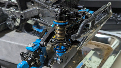 GF-02ハンヴィーにビッグボアARダンパーを組み込んだ結果 - ビレッジ