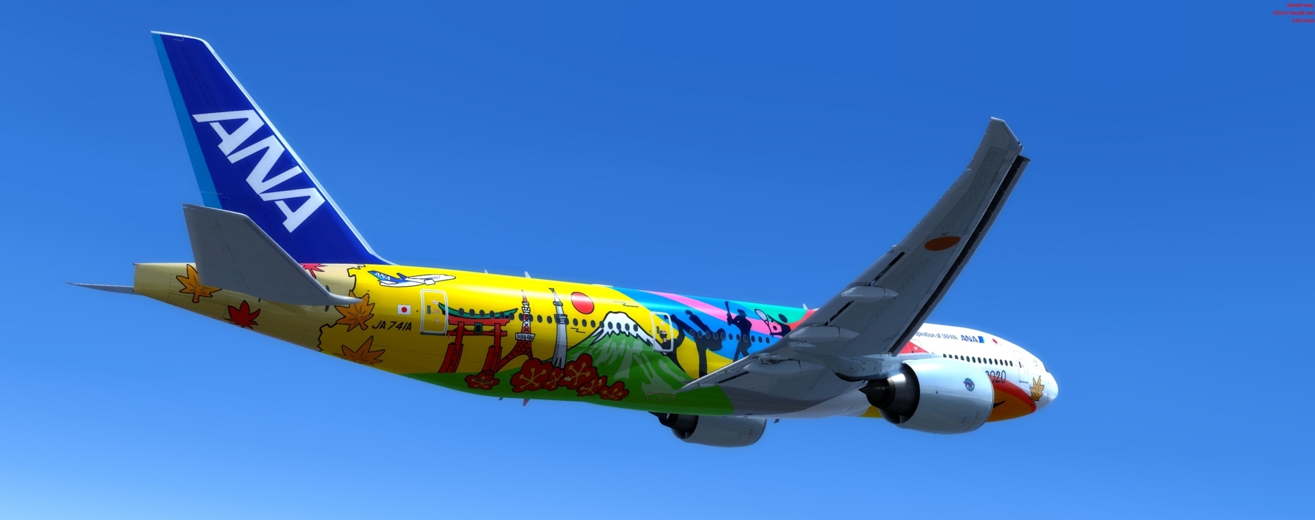 ANA HELLO 2020 JET 777-200ER 1:200スケール その他 ANA 777-200ER