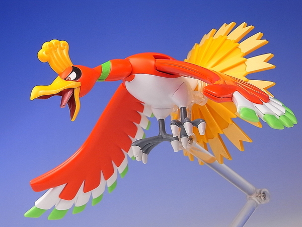 バンダイ ポケモンプラモコレクション 05 ホウオウ レビュー - YOの玩具箱