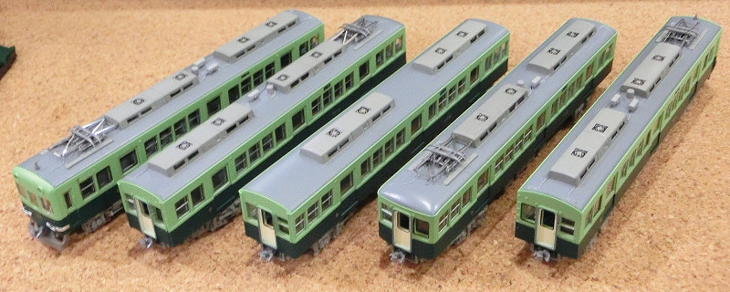 TOMYTEC 鉄道コレクション 京阪電車1900系冷房改造後5両セット - 穂の