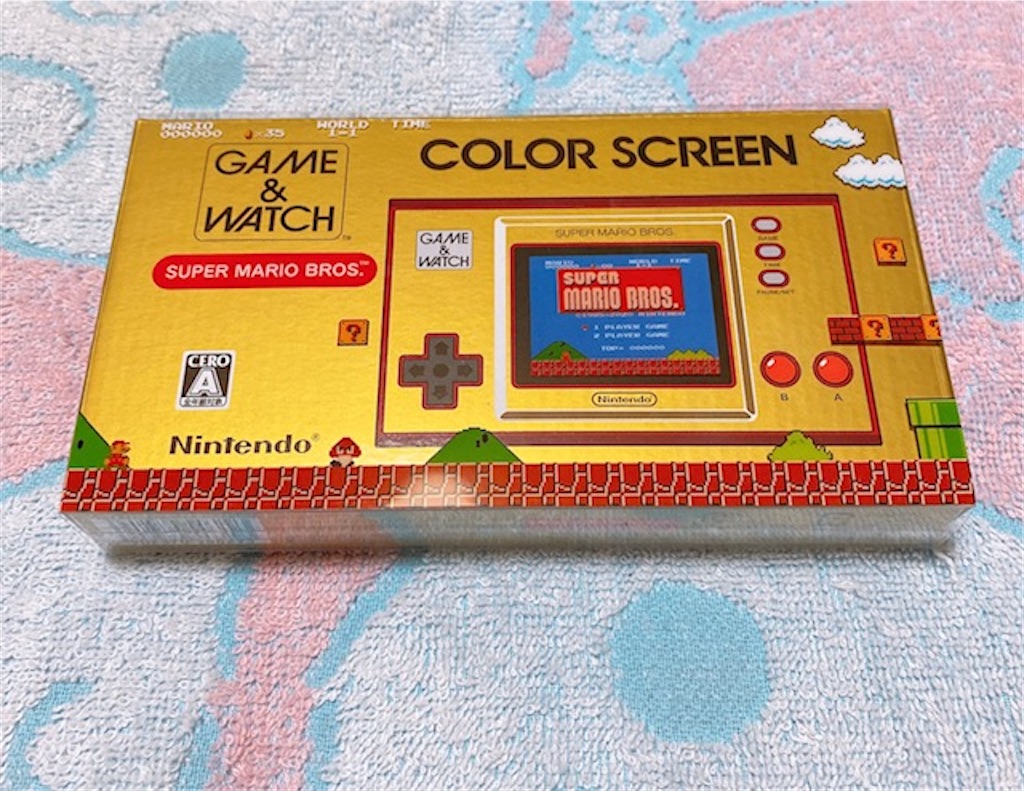 ゲーム&ウオッチスーパーマリオブラザーズ版】届いたから開封レビュー