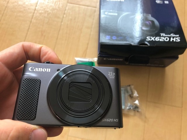 Canonデジタルカメラ PowerShot SX620HSレビュー！保護フィルム・機能