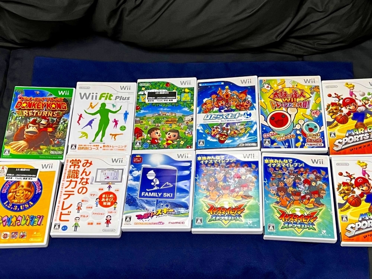 定番以外は出るのか！？「じゃんく Wiiソフト10本セット」福袋を開封