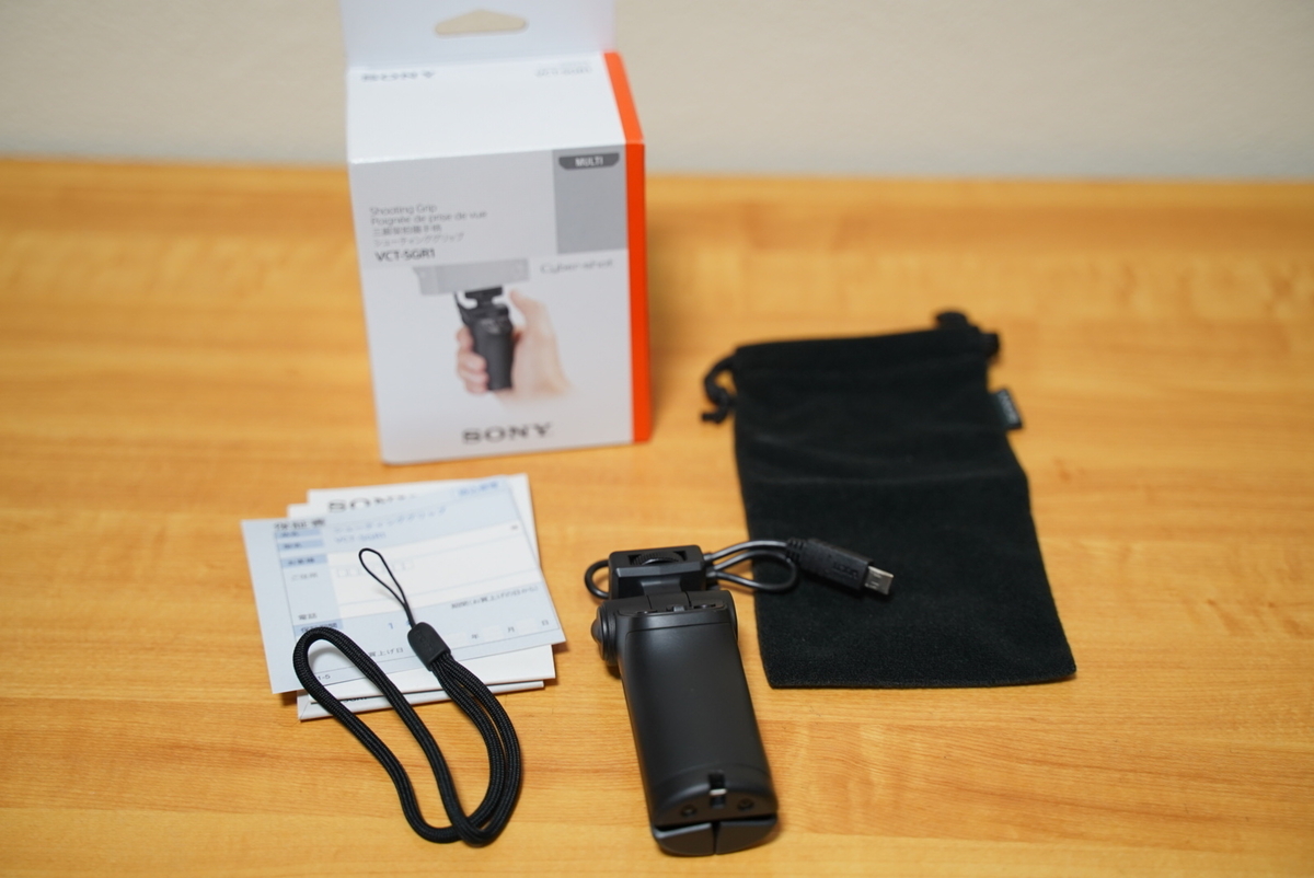 VCT-SGR1 レビュー】RX100シリーズ用シューティンググリップ！ミニ三脚