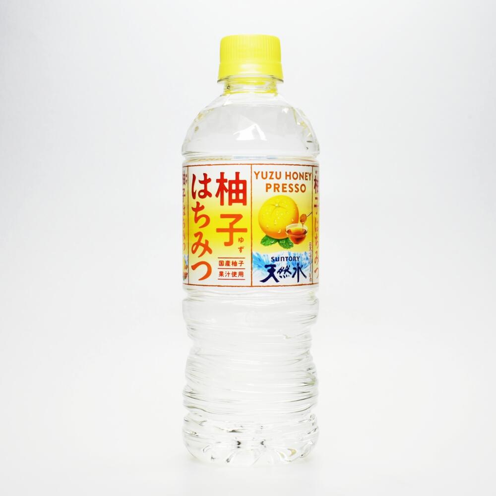 柚子はちみつ&サントリー天然水」実飲レビュー、素朴な味でも高評価