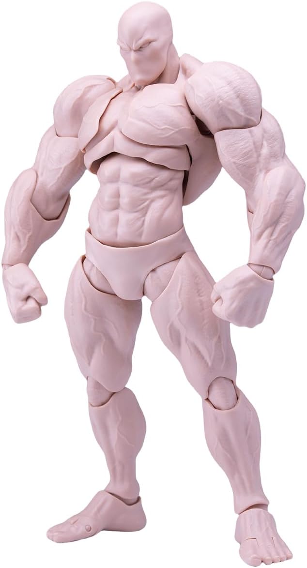日本メーカーが出さない穴を突いた素体 Romankey 1/12 超可動男性素体