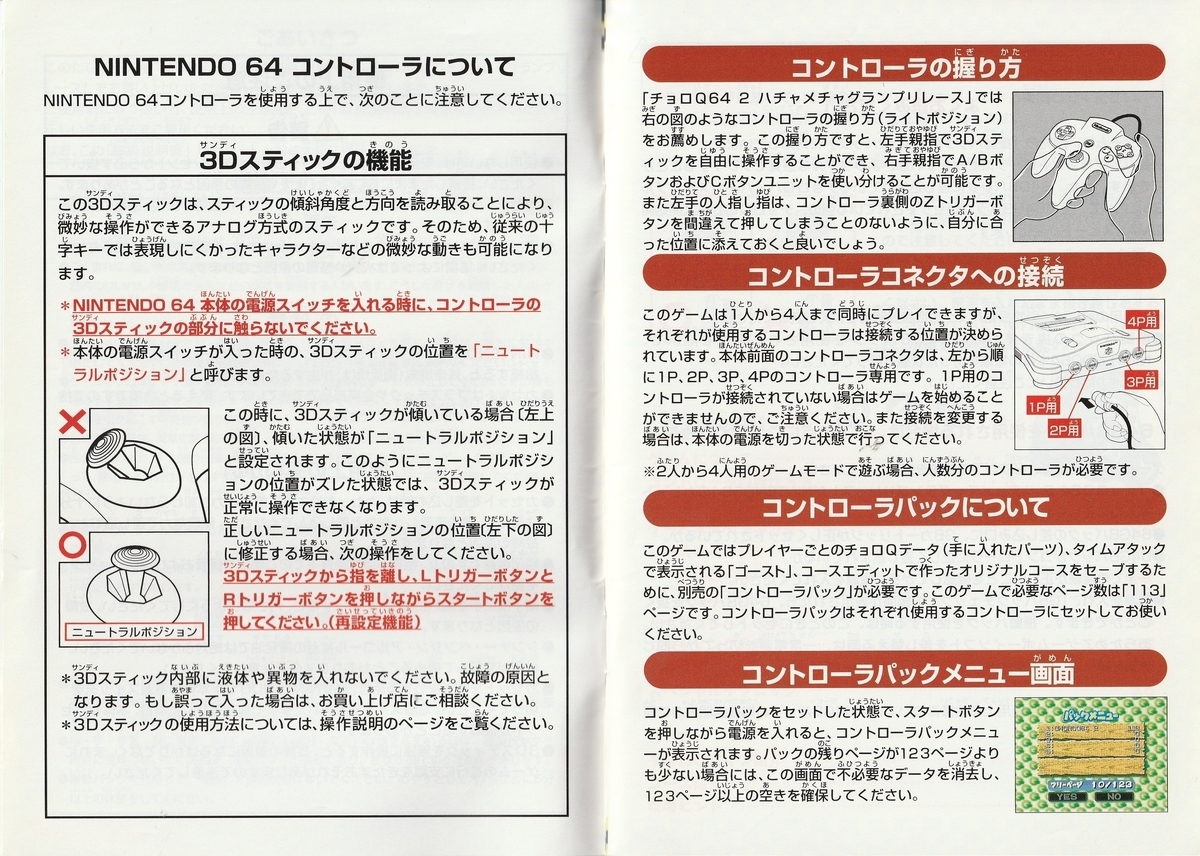 チョロQ64 2 ハチャメチャグランプリレース』1999年／ニンテンドウ64