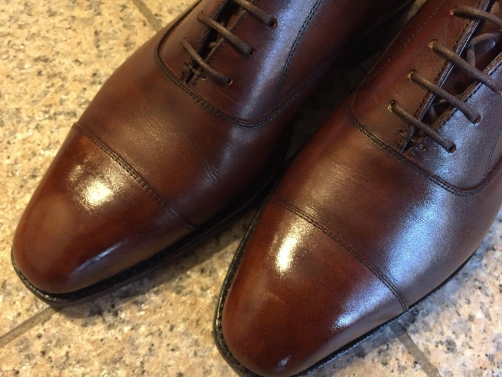 愛用している革靴のご紹介:④三陽山長 友之介 - モノの経年変化を