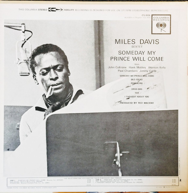 Miles Davis - Someday My Prince Will Come (Columbia) 1961」製作者