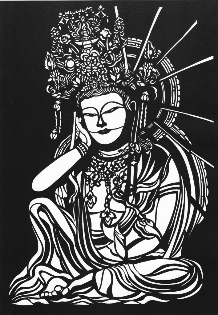 切り絵 de 仏像ー2017 立夏ー - のんびり生きよう