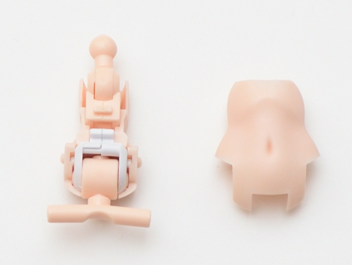 メガミデバイスの改造パーツセット014を仮組しました。MSGのトップス