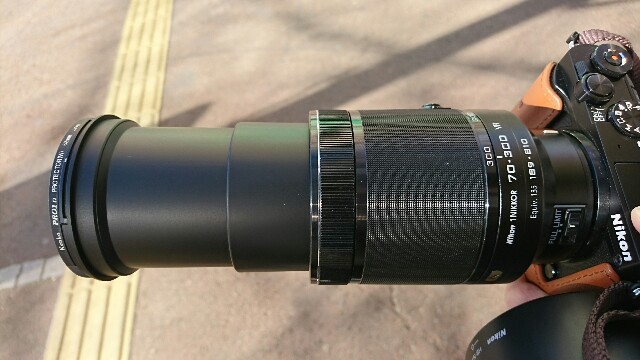 カメラ】1 NIKKOR 70-300mm f/4.5-5.6買っちゃった - 7f