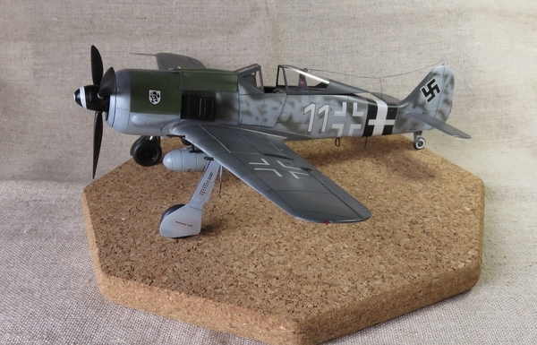1/48 ハセガワ】 Fw190 A-8/R8 ボーデンプラッテ【10.完成】 - モデル