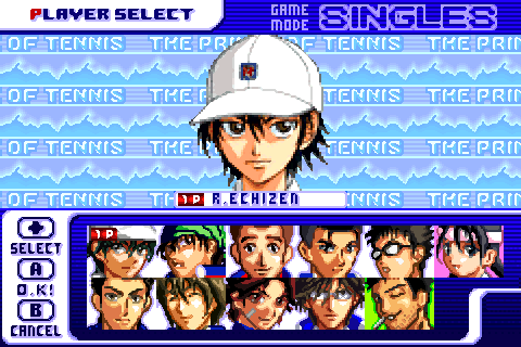 GBAで一番の本格テニスゲーム！「テニスの王子様 ジーニアス・ボーイズ