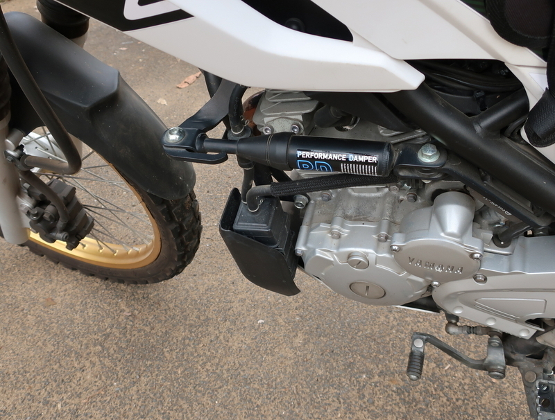 セロー250用パフォーマンスダンパーをレビュー！ハンドルのぶれは