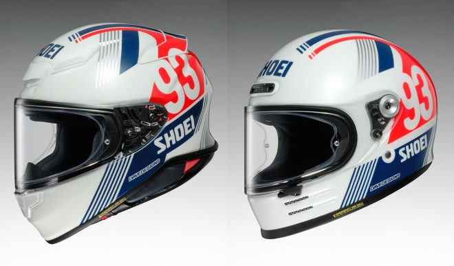 ショウエイ、マルク・マルケスのコラボヘルメット『MM93 COLLECTION