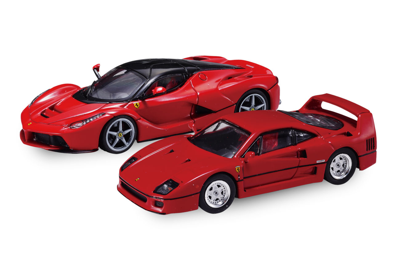 時代を彩った新旧“跳ね馬”が同時に届くモデルカーシリーズ『フェラーリ