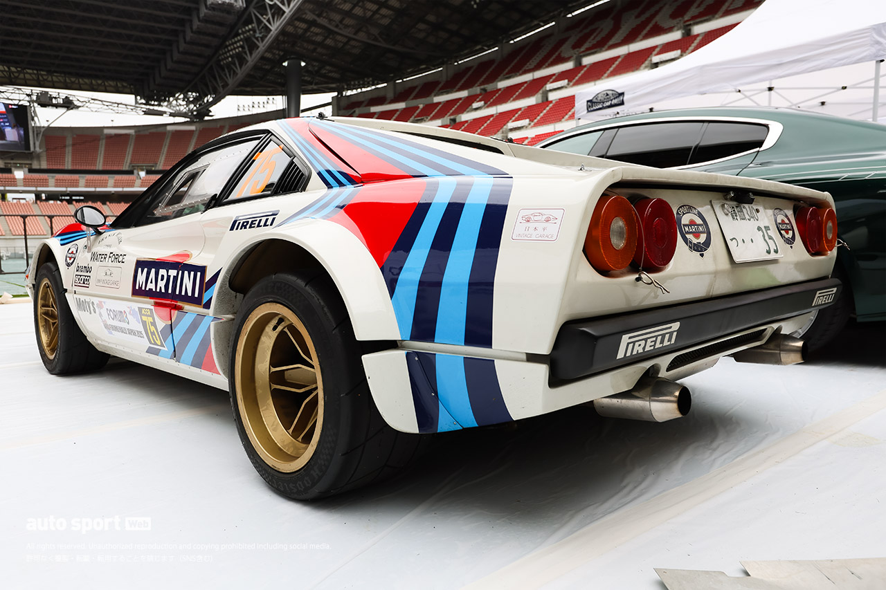和製”フェラーリ308GTBがラリージャパン・ヒストリックで異彩を放つ