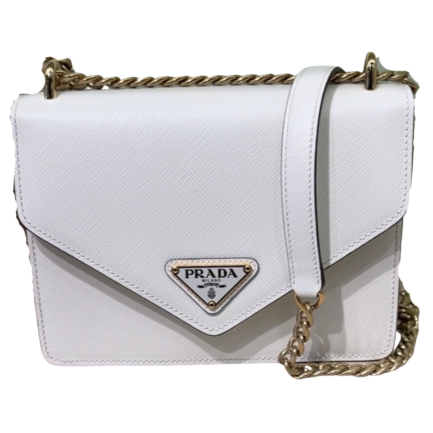 PRADA プラダ サフィアーノ チェーンショルダーバッグ 1BD200 (PRADA