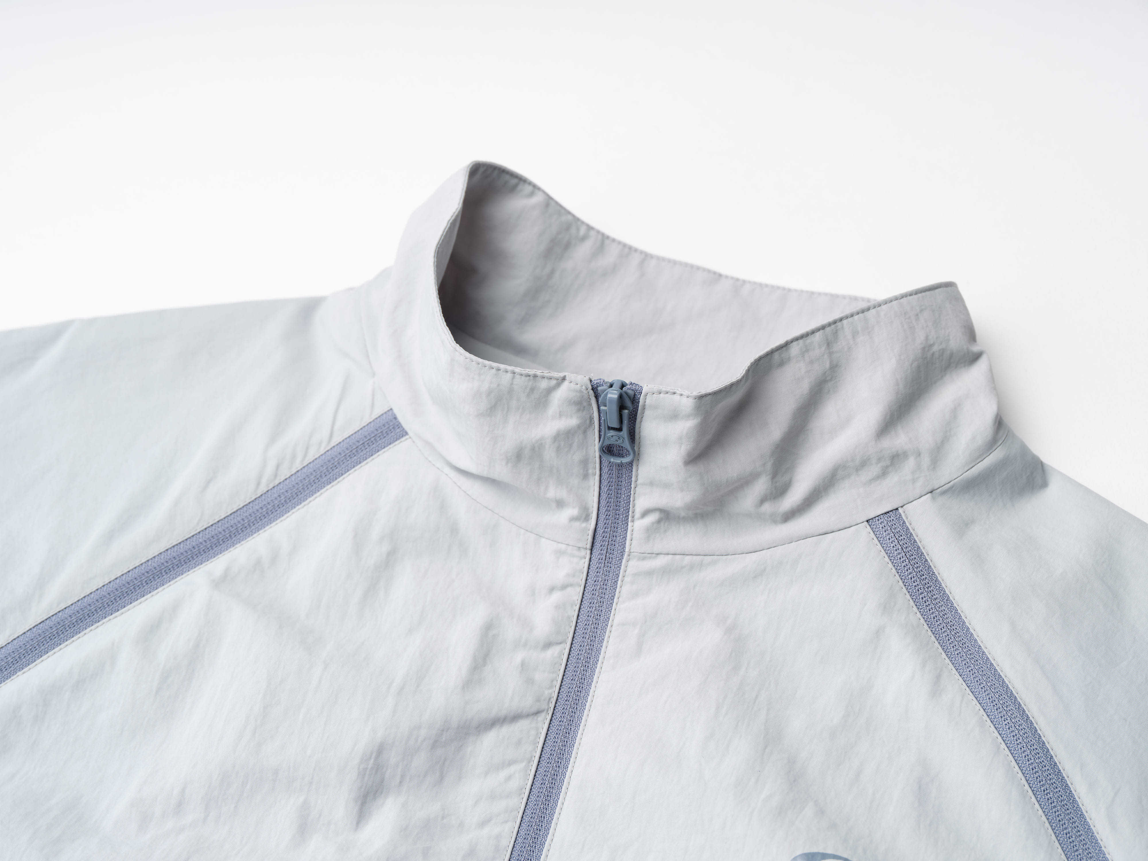 SANSAN GEAR】 SLASH ZIPPER JACKET [LIGHT GREY] (San San Gear