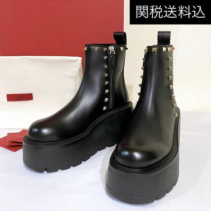 厚底 VALENTINO(ヴァレンティノ) ショートブーツ・ブーティ(レディース