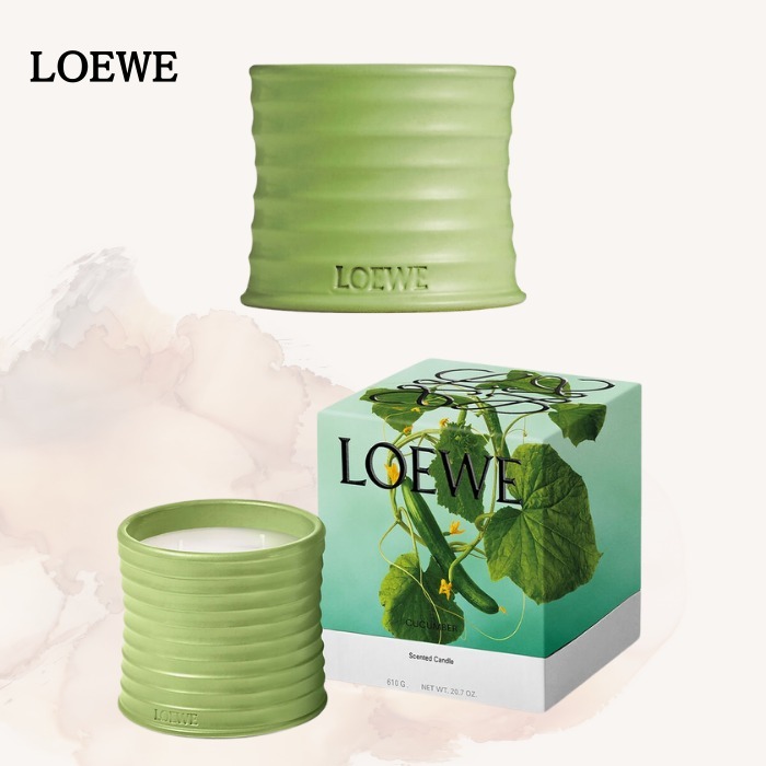 ギフトに【LOEWE ロエベ】スモール キャンドル キューカンバー (LOEWE