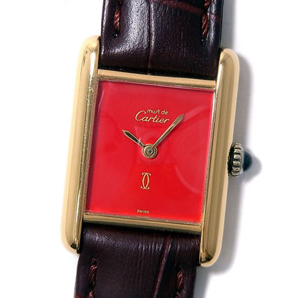 レッド（赤）系 Cartier(カルティエ) 腕時計(レディース) - ブランド