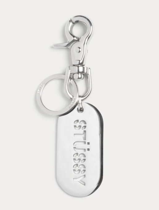 ☆25SS 大人気☆STUSSY METAL TAG KEYCHAIN (STUSSY/キーケース