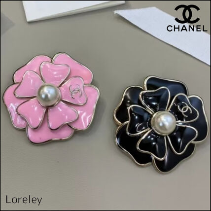 ピンク系 CHANEL(シャネル) ブローチ・コサージュ(レディース