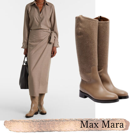 ベージュ系 Max Mara(マックスマーラ) ブーツ(レディース) - ブランド