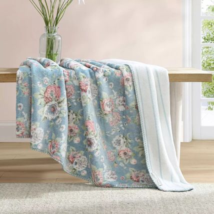 Laura Ashley(ローラアシュレイ) ブランケット(ひざ掛け)(ライフ
