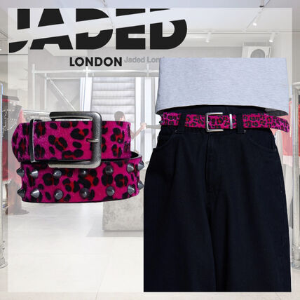 ピンク系 JADED LONDON(ジェイデッドロンドン) ベルト(メンズ
