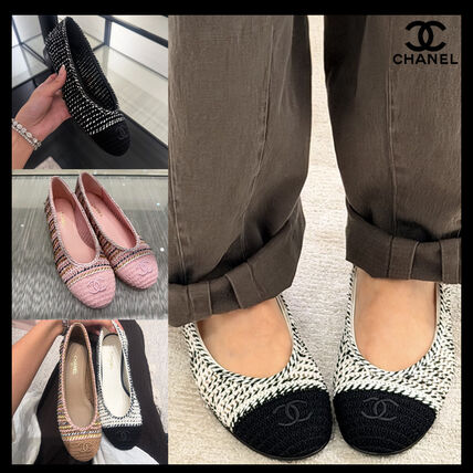 ピンク系 CHANEL(シャネル) バレエシューズ(レディース) - ブランド