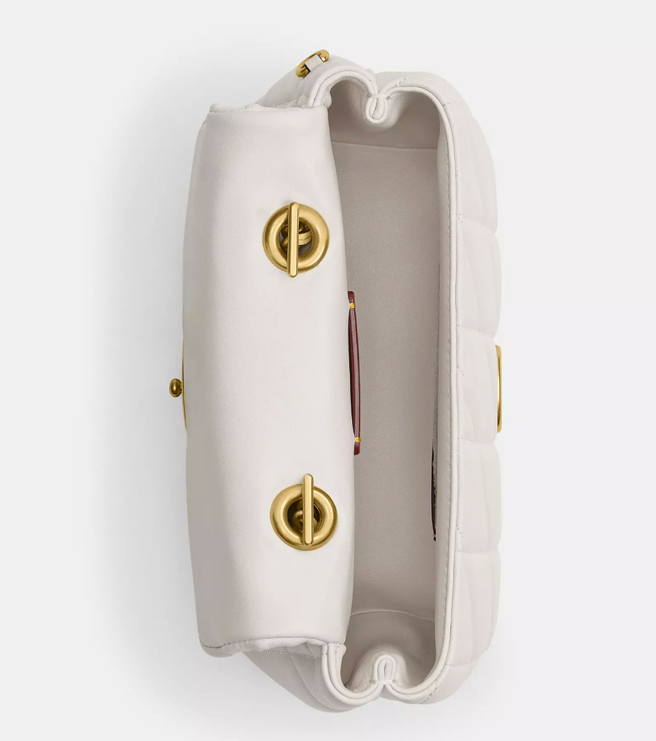 すぐ届く【COACH】タビー トップ ハンドル バッグ・キルティング