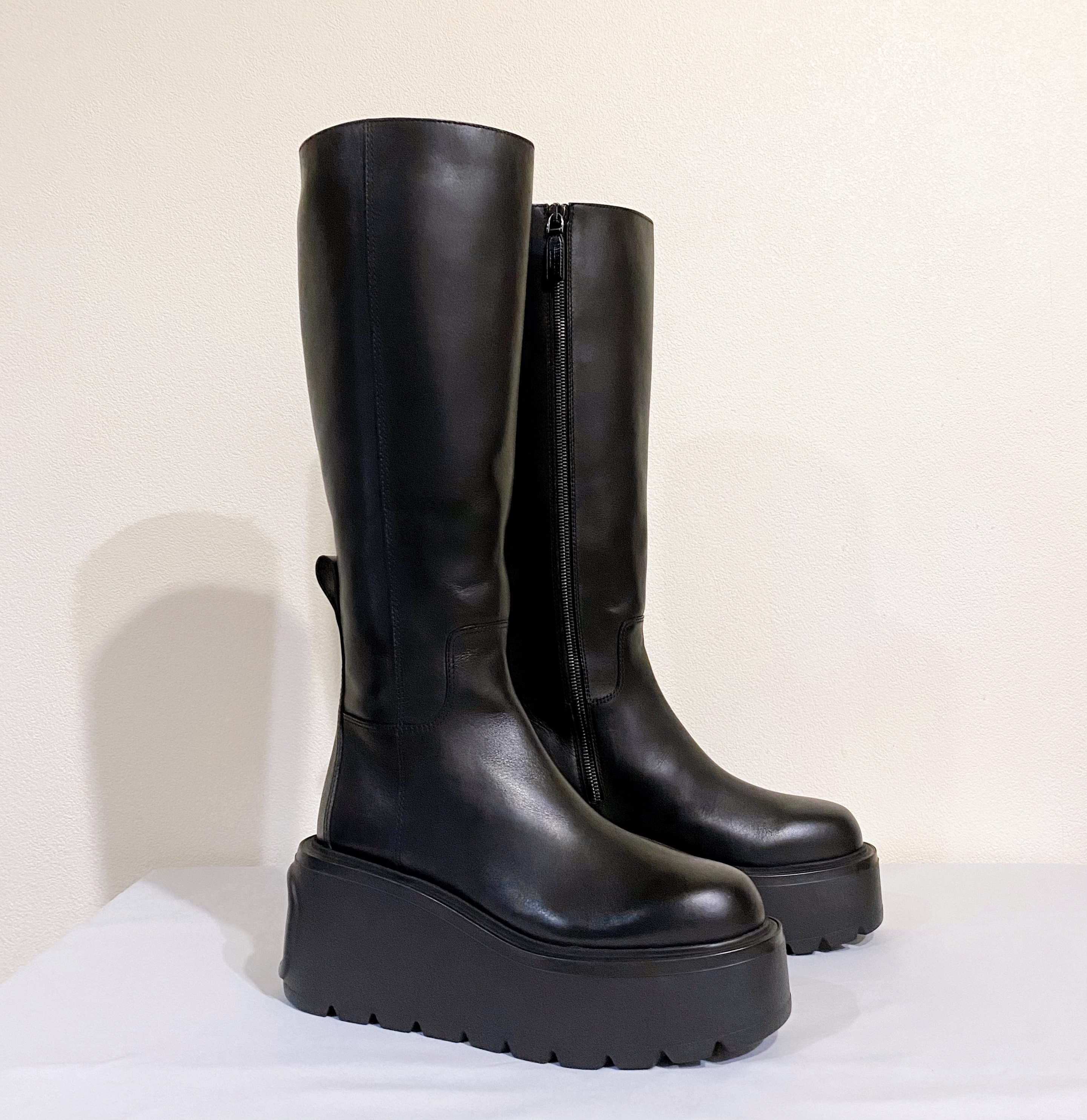 VALENTINO Vロゴ プラットフォーム ロングブーツ (VALENTINO/ロング