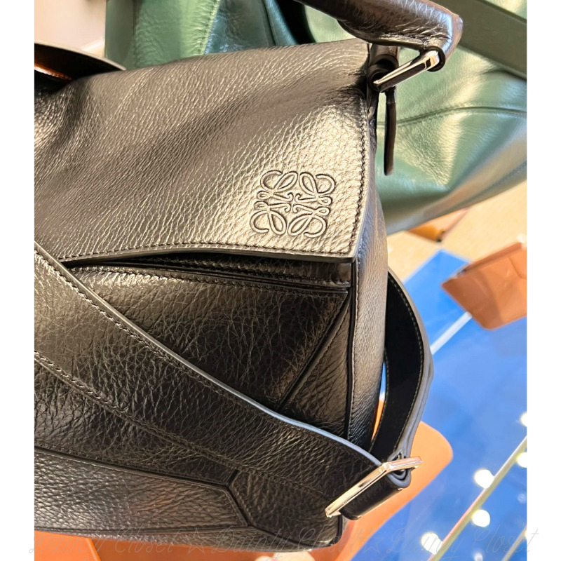 LEON掲載☆LOEWE ロエベ バッグ Puzzle ラージ ロゴ メンズ (LOEWE